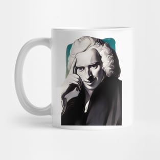 Humorist novelist Laurence Sterne illustration Mug